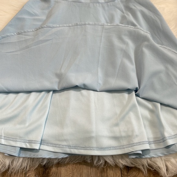 Lulus Call to Charms Light Blue Skater Dress Size XS - Picture 5 of 11